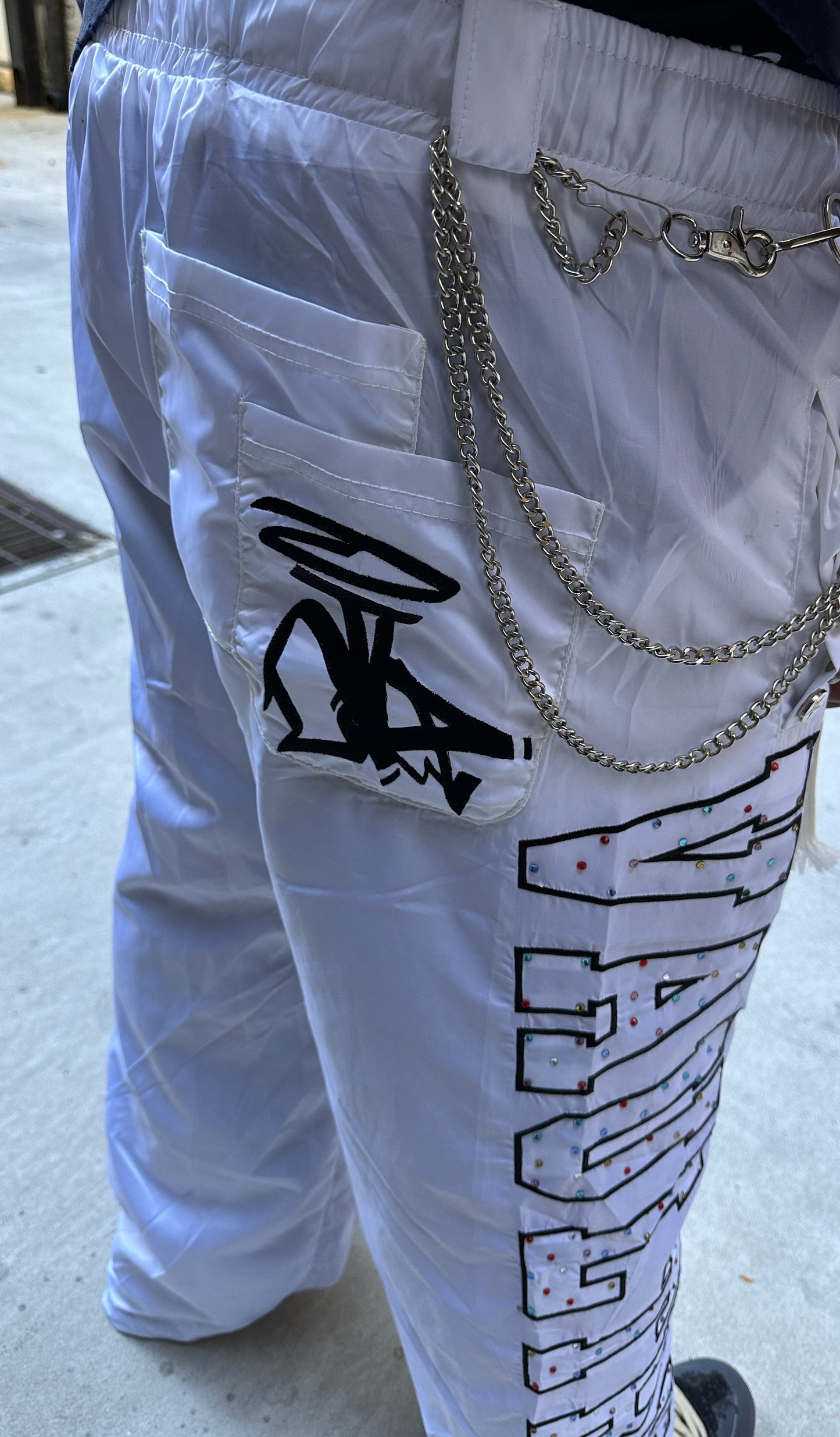 Unhinged Popstar Pants - White