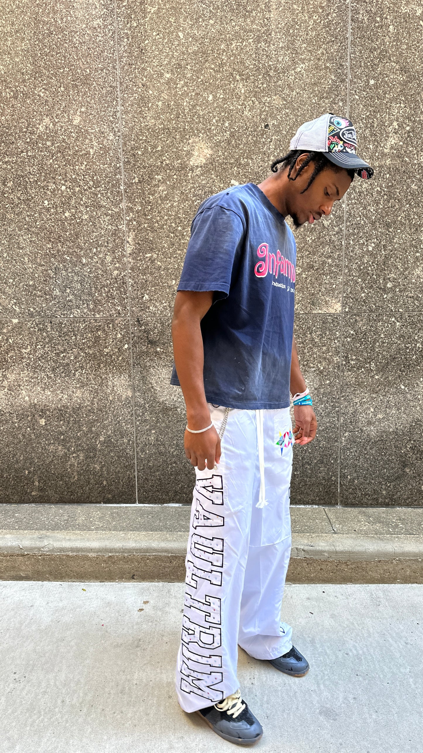 Unhinged Popstar Pants - White