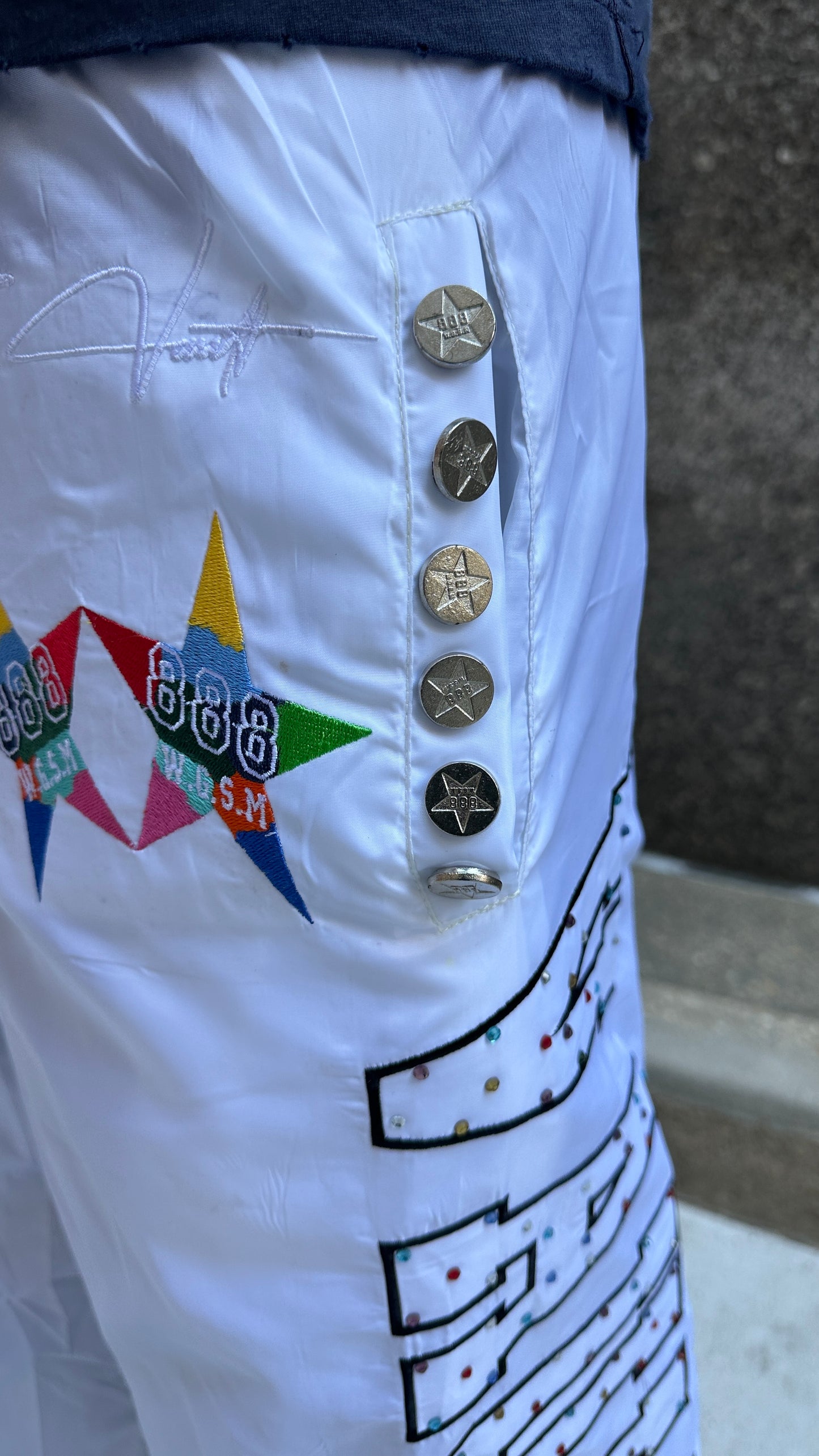 Unhinged Popstar Pants - White