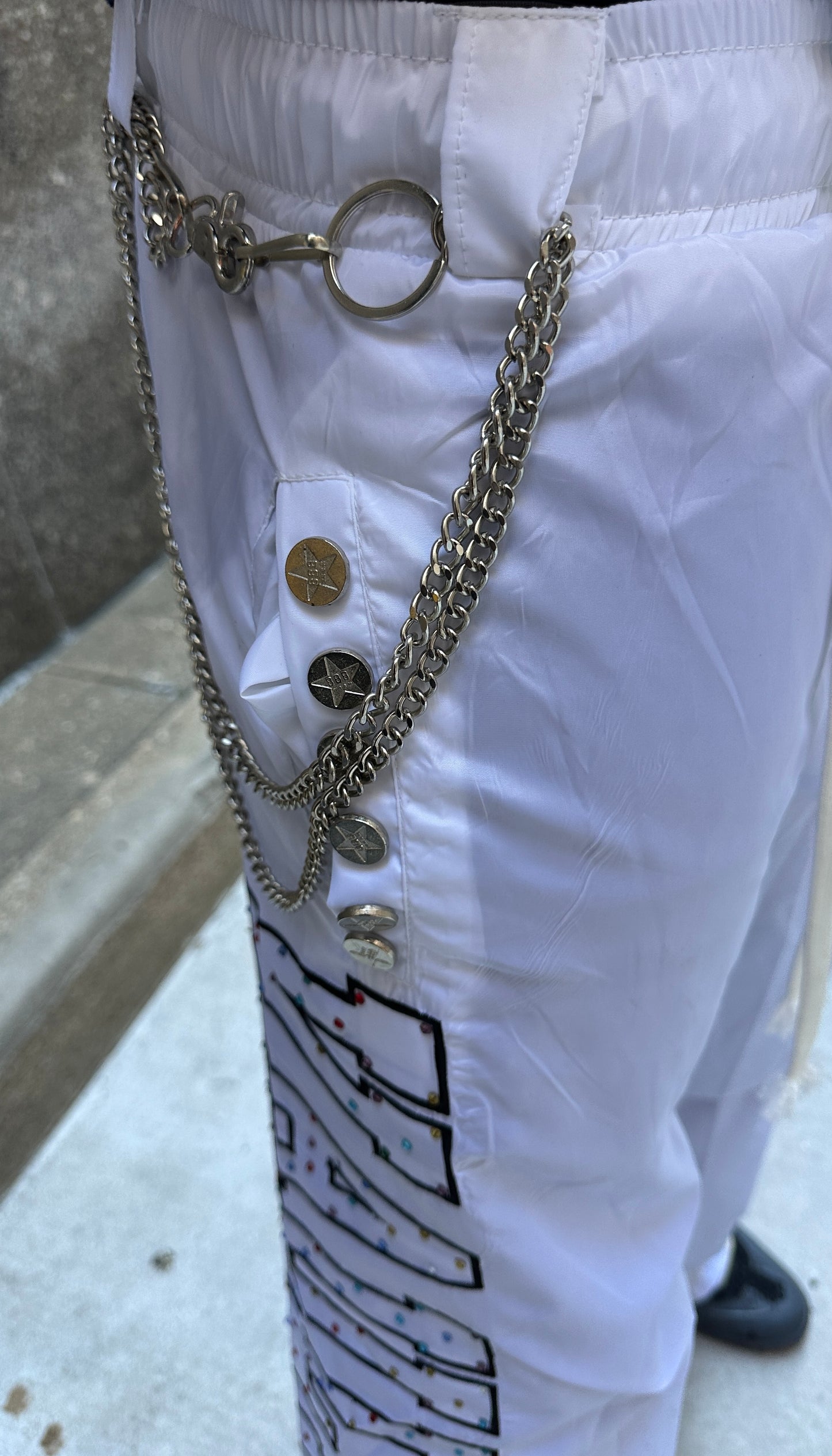 Unhinged Popstar Pants - White