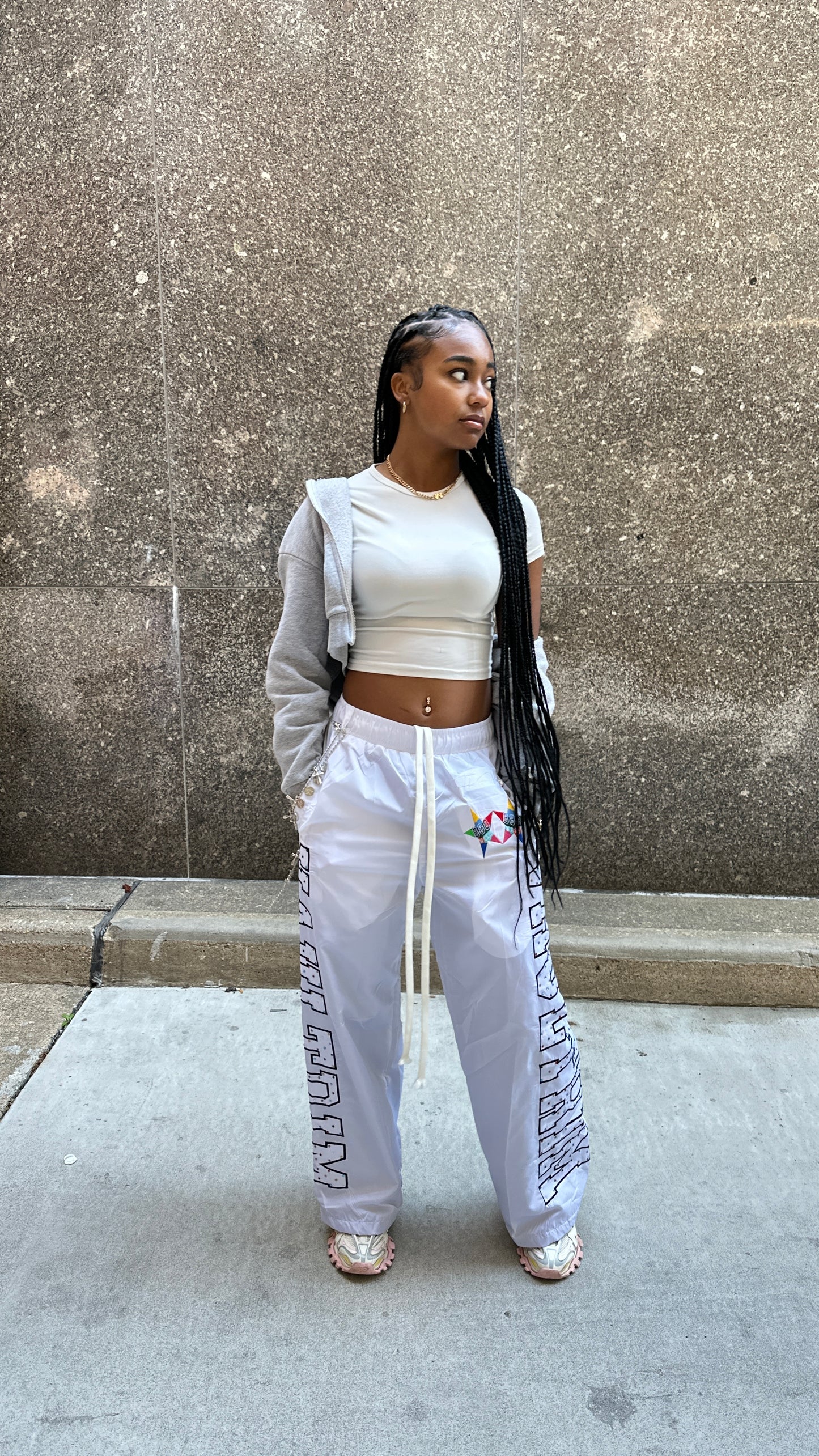 Unhinged Popstar Pants - White